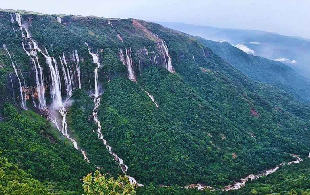 Seven Sister Waterfall - Meghalaya