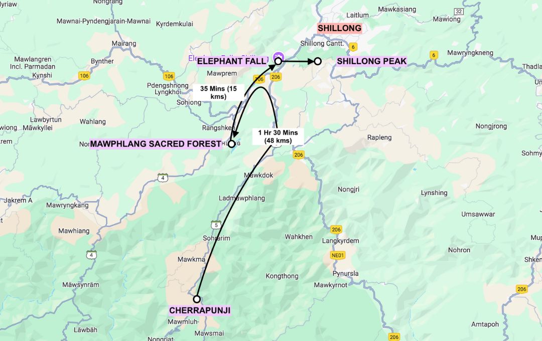 Meghalaya 7 Days Itinerary