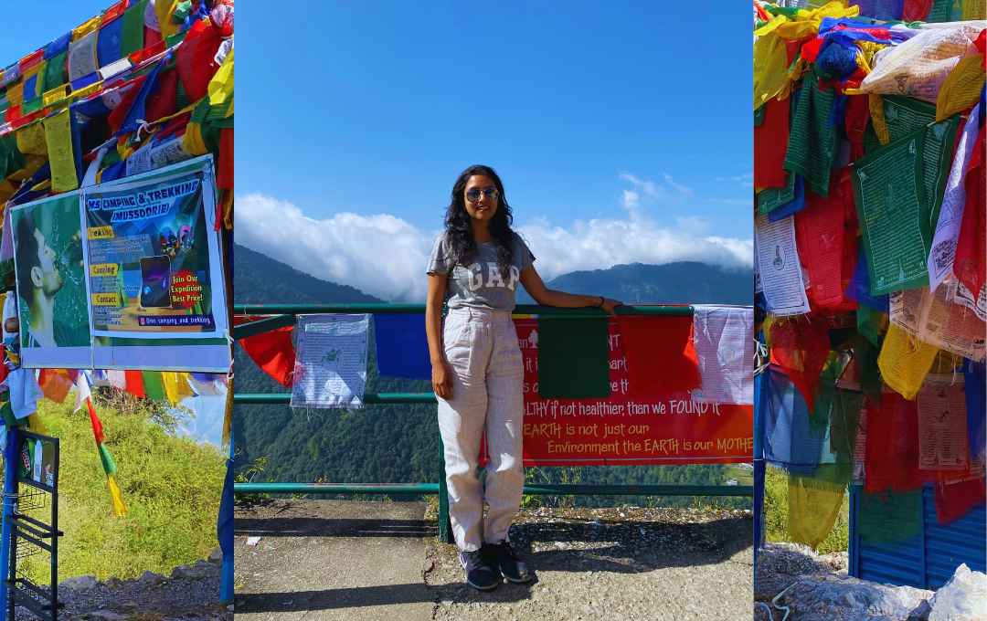 From top of Dalai Hills Mussoorie