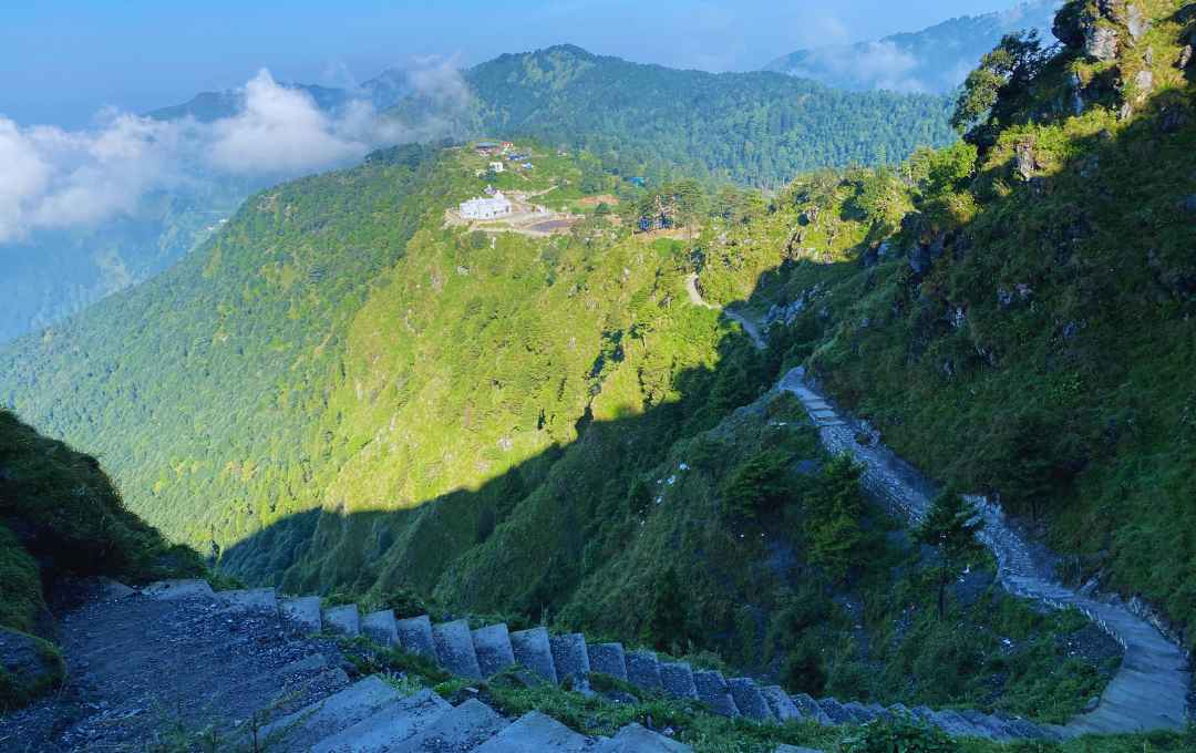 View from George Everest Peak